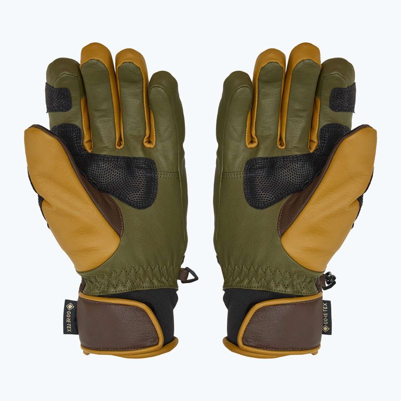 Рукавиці гірськолижні чоловічі ZIENER Guard GTX + Gore Grip PR alpine dark/brown 3