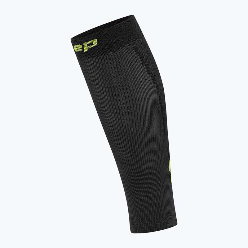 Пов'язки компресійні на гомілки жіночі CEP Calf 5.0 black/lime 2