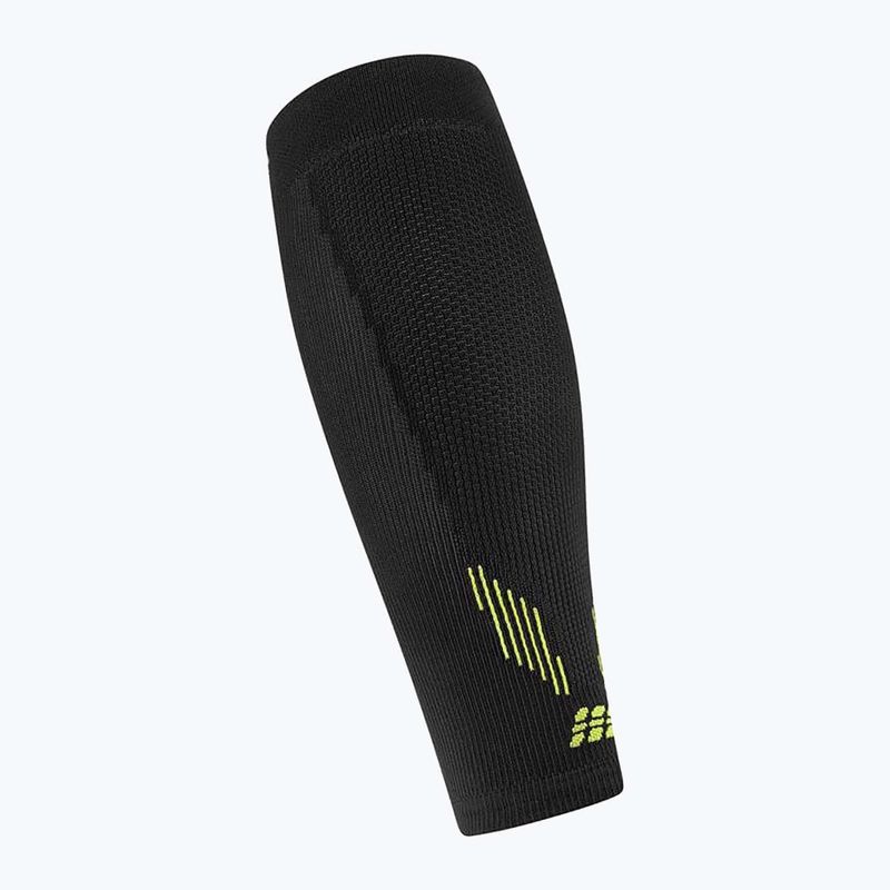 Пов'язки компресійні на гомілки жіночі CEP Calf 5.0 black/lime 3