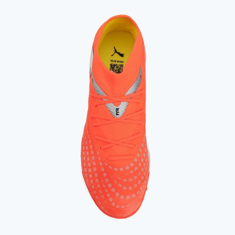 Кросівки футбольні PUMA Future 9 Match TT glowing red/puma white/puma black/puma silver 5