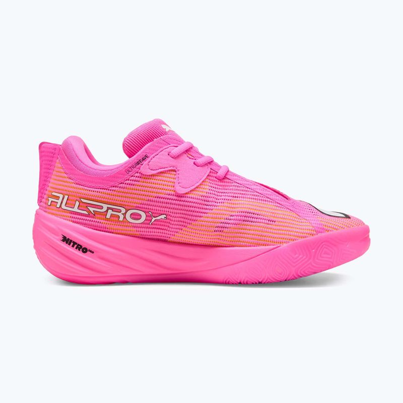 Кросівки баскетбольні PUMA All-Pro NITRO 2 Showtime poison pink/bright aqua/lime squeeze 9