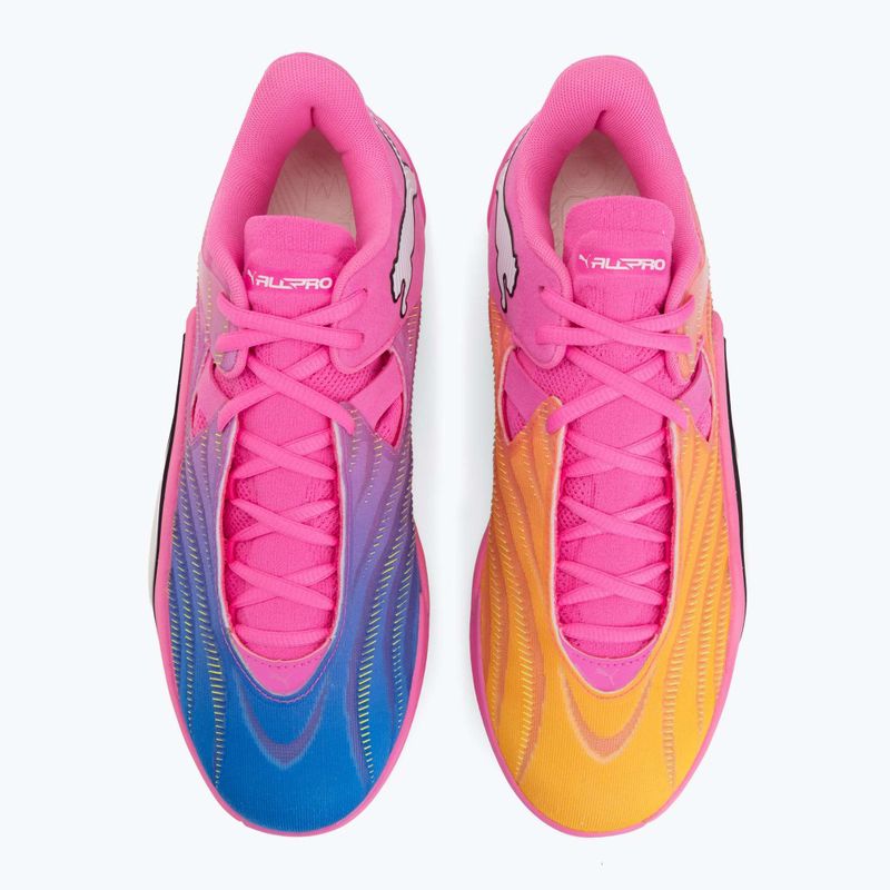 Кросівки баскетбольні PUMA All-Pro NITRO 2 Elite poision pink/ultra blue/lime squeeze 5