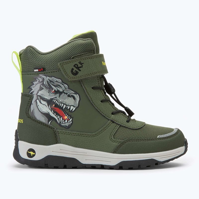 Снігоступи дитячі KangaROOS K-MJ Edison EV RTX SL olive / limetta dino 2