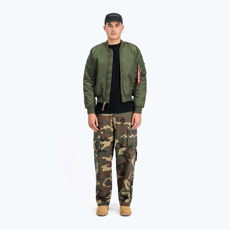 Куртка чоловіча Alpha Industries MA-1 VF 59 Vintage Fit Bomber dark green 2