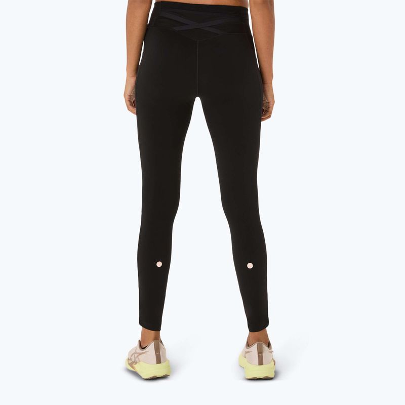 Жіночі бігові лосини ASICS Nagino Run Adjustable Tight performance чорні 3