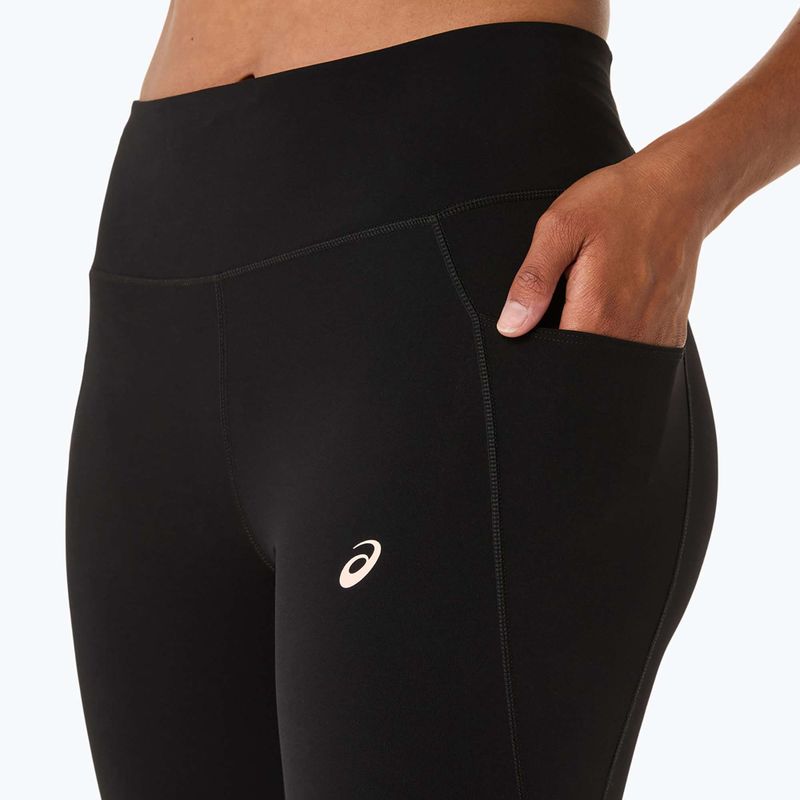 Жіночі бігові лосини ASICS Nagino Run Adjustable Tight performance чорні 5