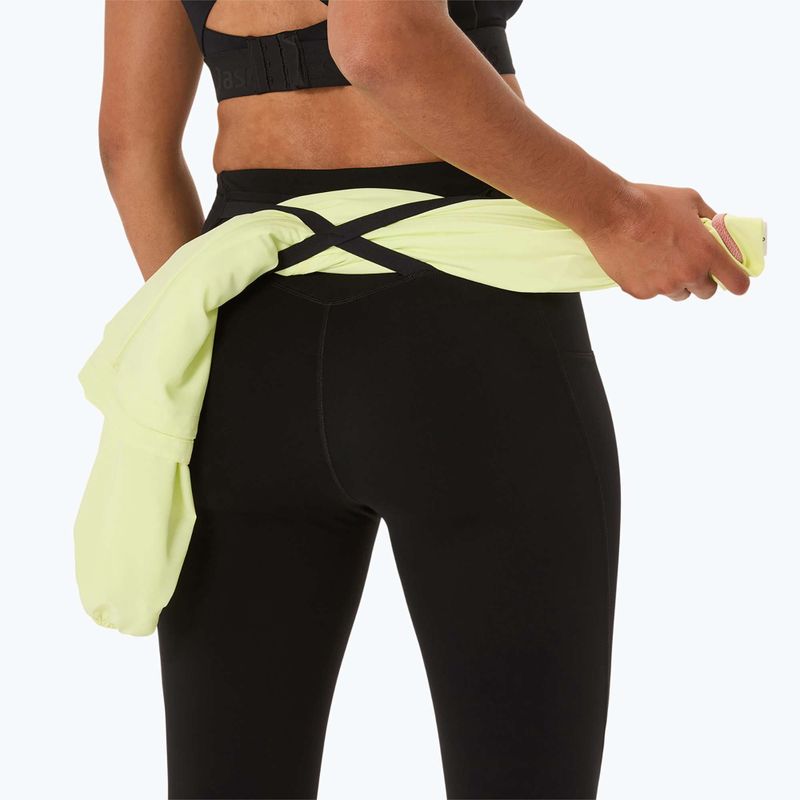 Жіночі бігові лосини ASICS Nagino Run Adjustable Tight performance чорні 9