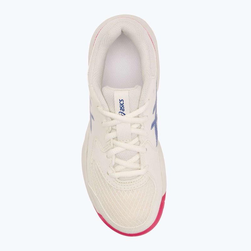 Кросівки тенісні дитячі Asics Gel-Dedicate 8 GS Jr cream/dark cobalt 5