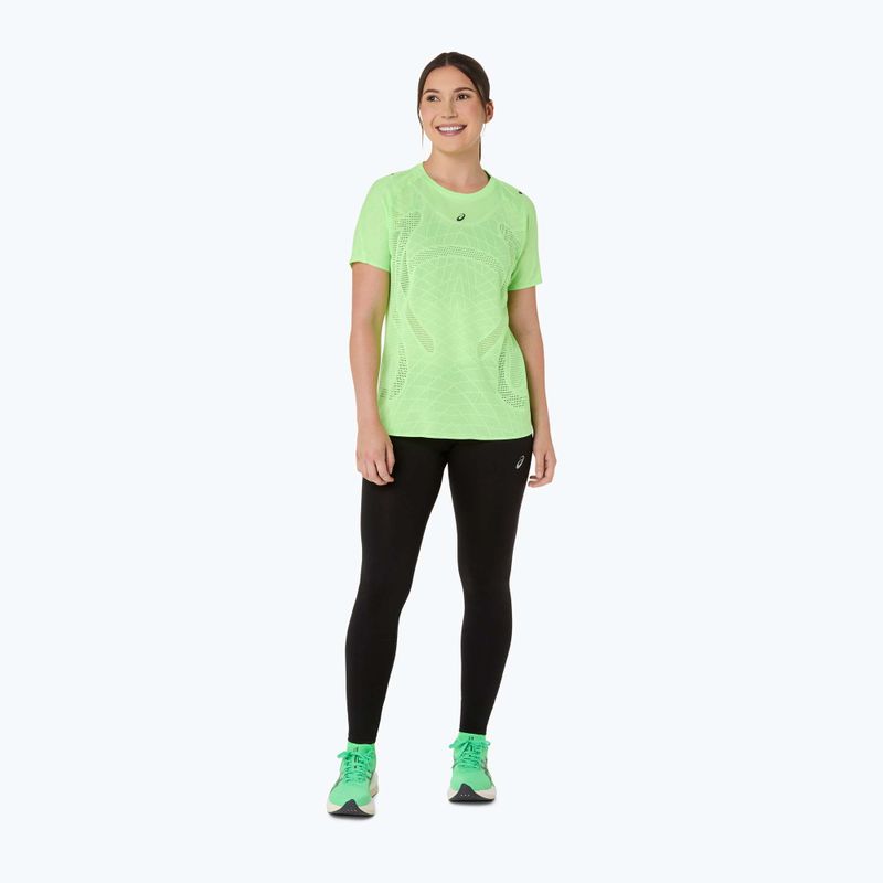 Жіноча бігова футболка ASICS Metarun SS Top illuminate green 2