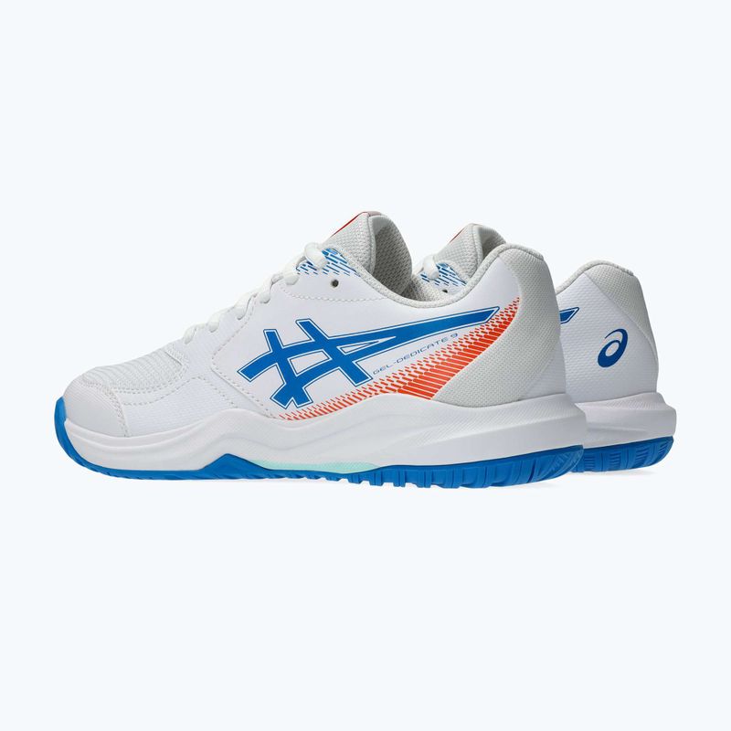 Кросівки тенісні дитячі ASICS Gel-Dedicate 9 GS white/directoire blue 3