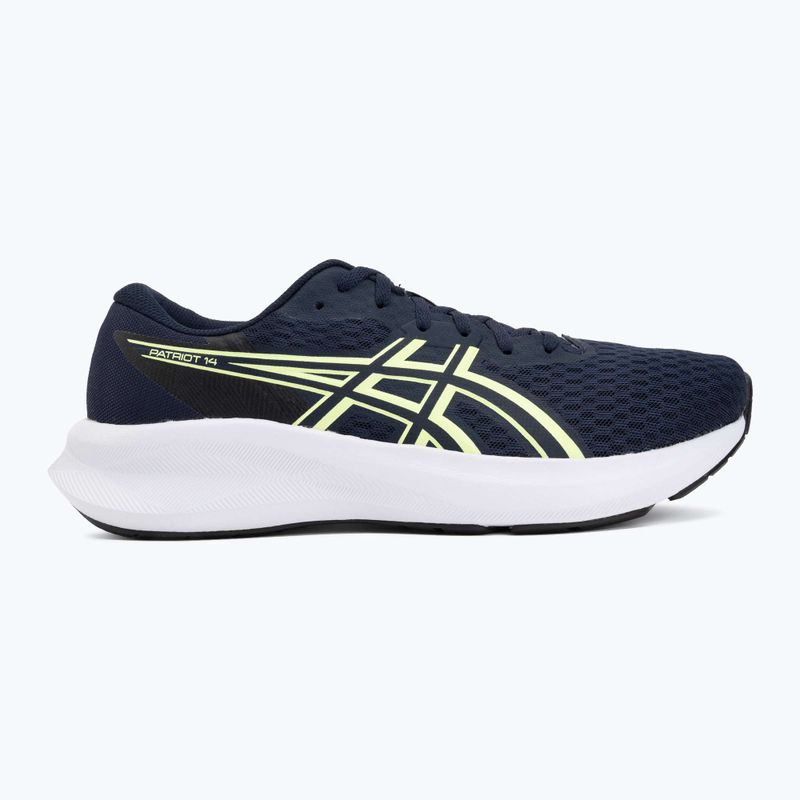Кросівки для бігу чоловічі ASICS Patriot 14 midnight/illuminate yellow 2