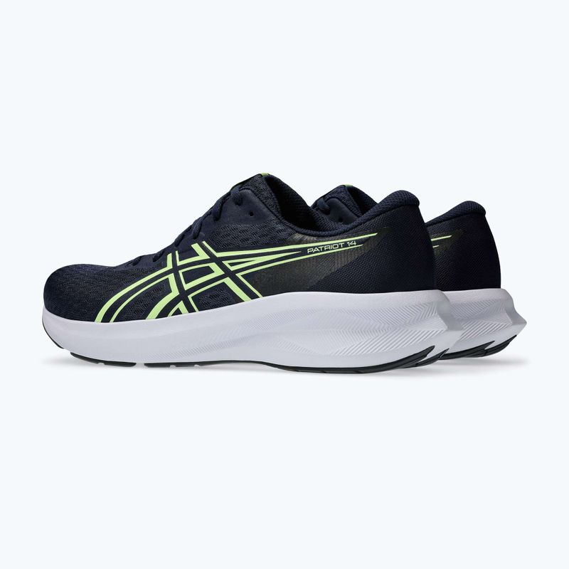 Кросівки для бігу чоловічі ASICS Patriot 14 midnight/illuminate yellow 10