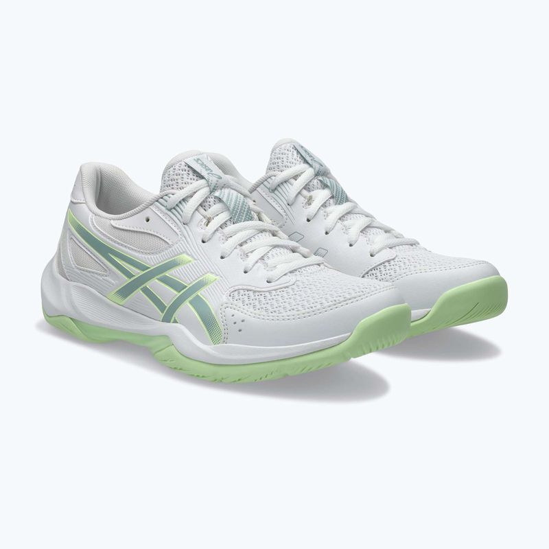 Кросівки волейбольні жіночі ASICS Gel-Rocket 12 white/ocean haze 8
