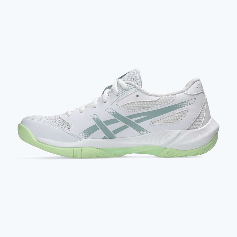 Кросівки волейбольні жіночі ASICS Gel-Rocket 12 white/ocean haze 10