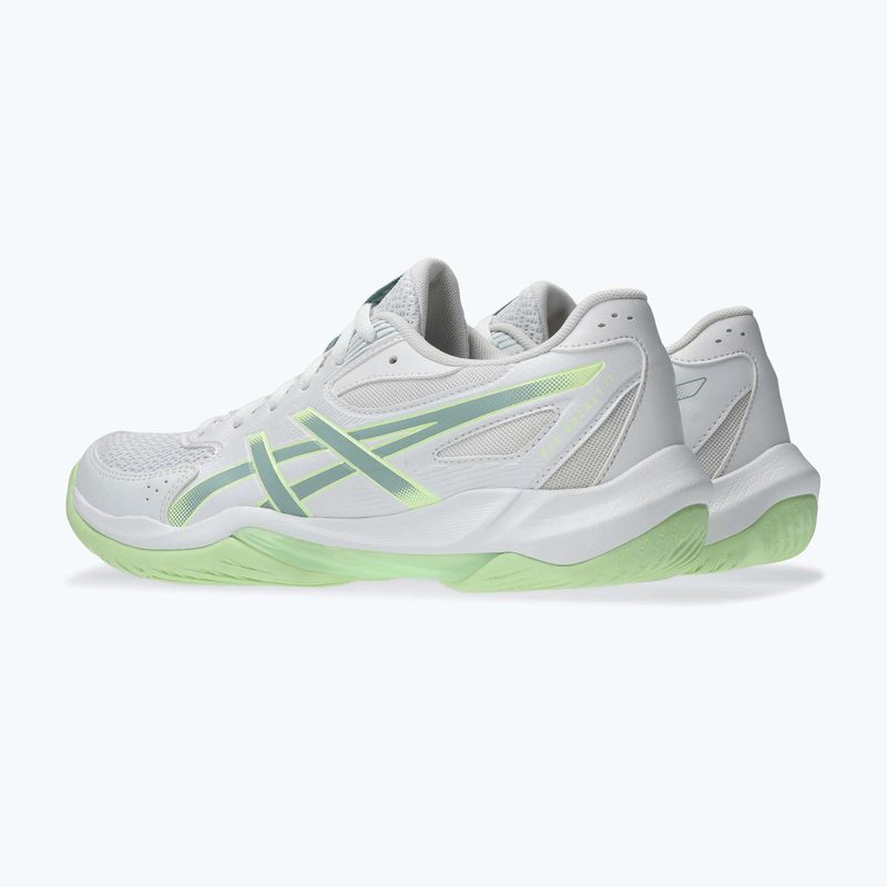 Кросівки волейбольні жіночі ASICS Gel-Rocket 12 white/ocean haze 11
