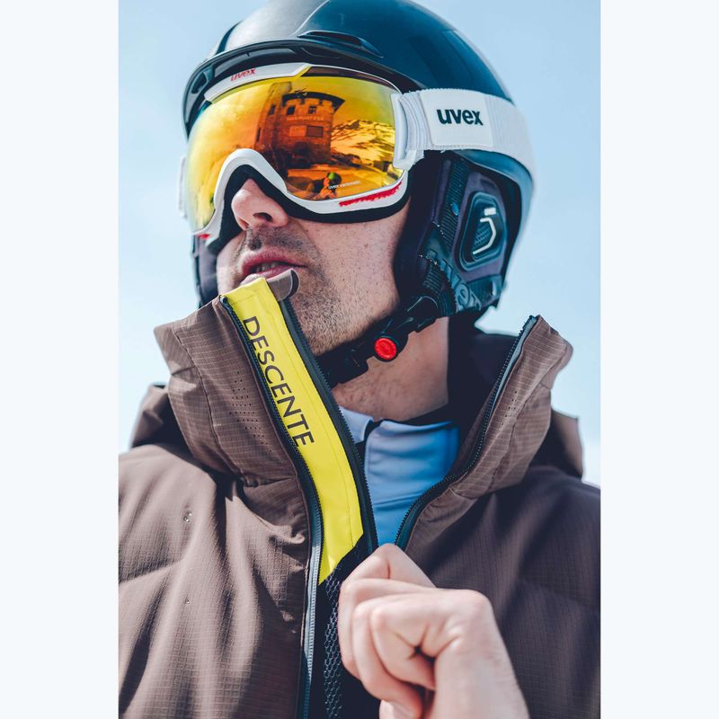 Куртка гірськолижна чоловіча Descente Hybrid Rip Down giant yellow 13