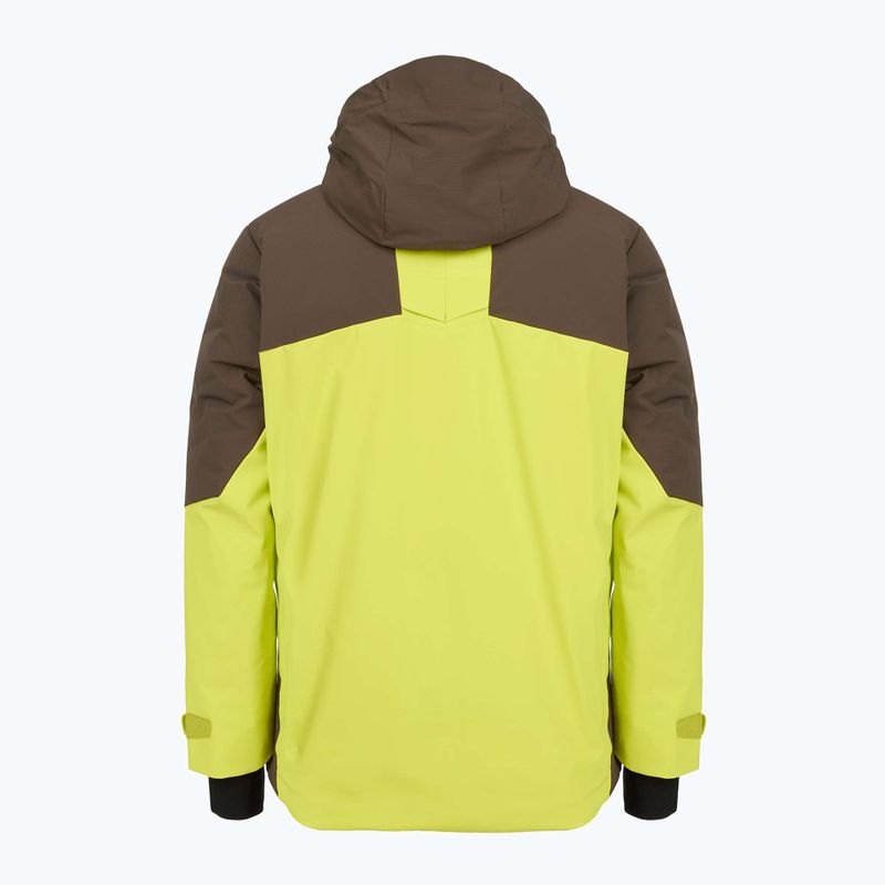 Куртка гірськолижна чоловіча Descente Hybrid Rip Down giant yellow 2