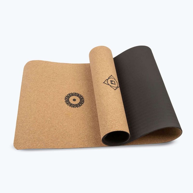 Килимок для йоги Myga Chakra XL 6 mm brown 3