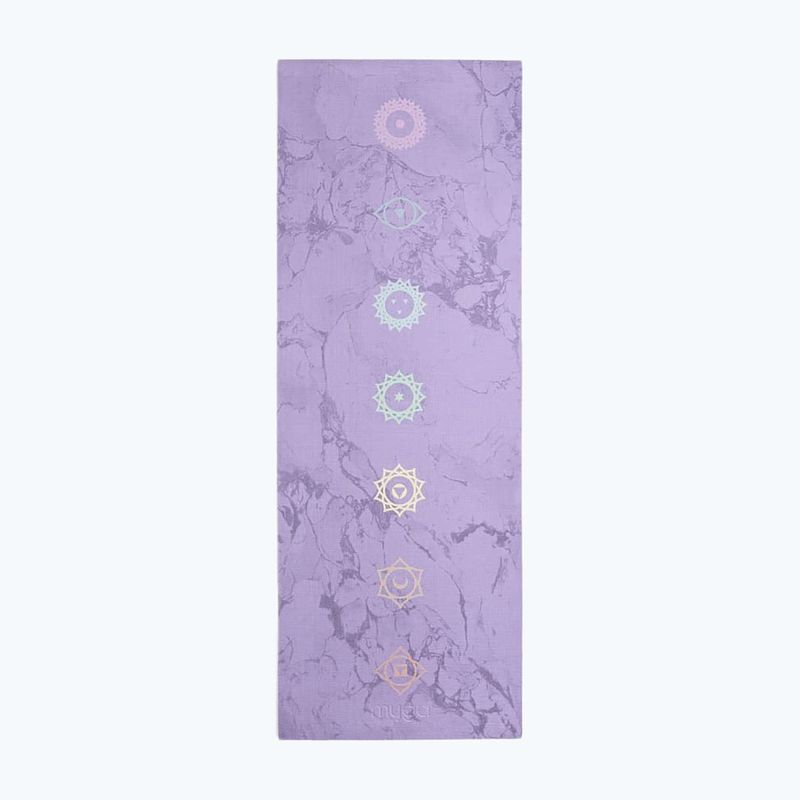 Набір для йоги Myga Chakra Yoga Set mat + block + purple strap 4