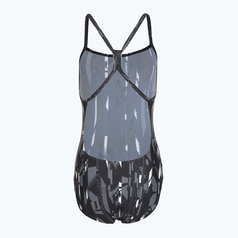 Купальник суцільний жіночий Speedo Allover Rippleback black 2