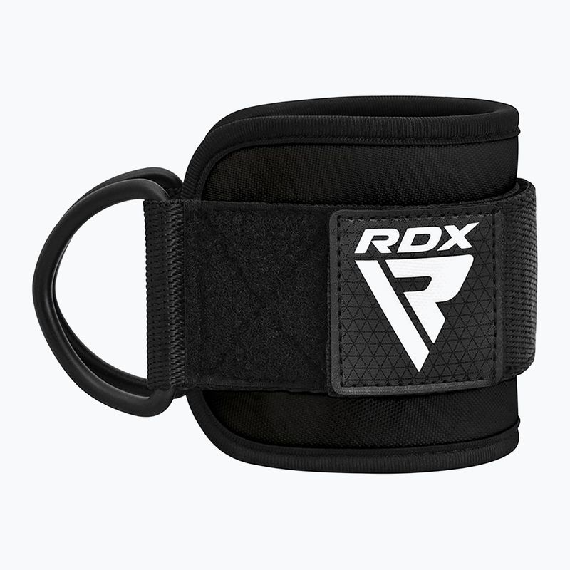 Ремінці на щиколотку з гачками RDX Gym Ankle Pro A4 чорні WAN-A4B-P 2
