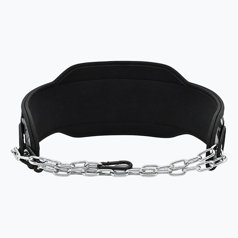 Пояс для важкої атлетики RDX Pro Dipping Belt 2 Layer чорний WDB-T7B 5