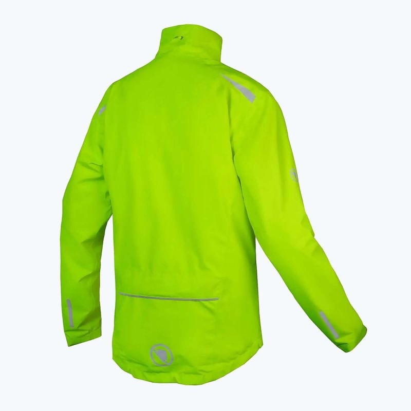 Чоловіча велосипедна куртка Endura Hummvee Waterproof hi-viz жовта 7