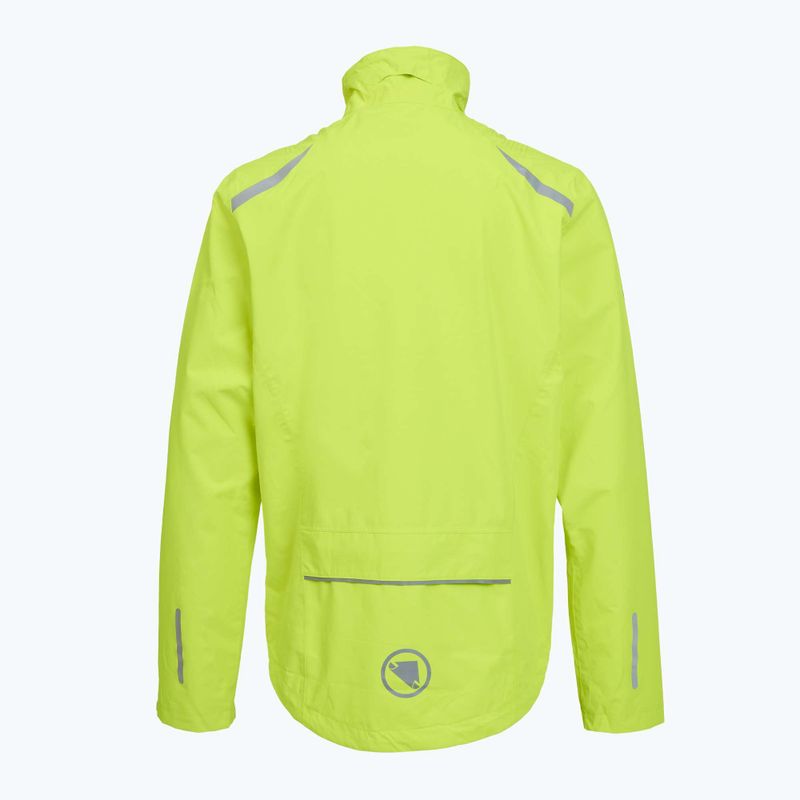 Чоловіча велосипедна куртка Endura Hummvee Waterproof hi-viz жовта 2