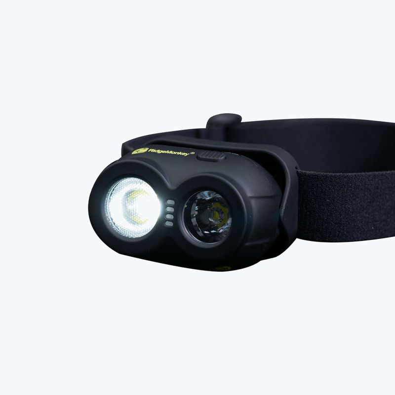 Налобний ліхтар RidgeMonkey VRH150X USB Rechargeable Headtorch чорний RM HT150X 2