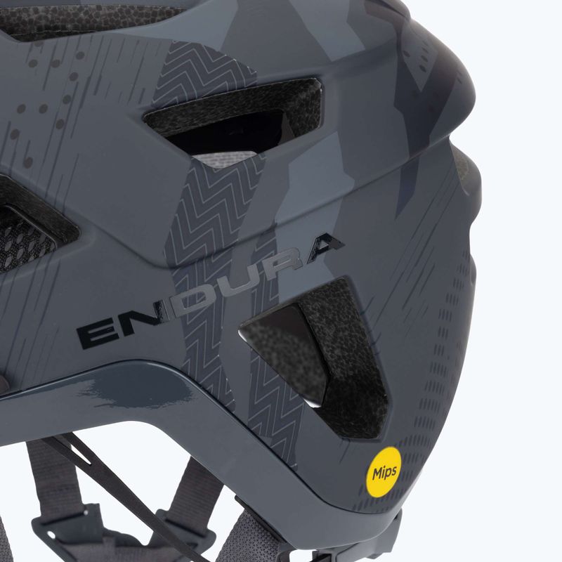 Шолом велосипедний Endura Hummvee Plus MIPS grey camo 7