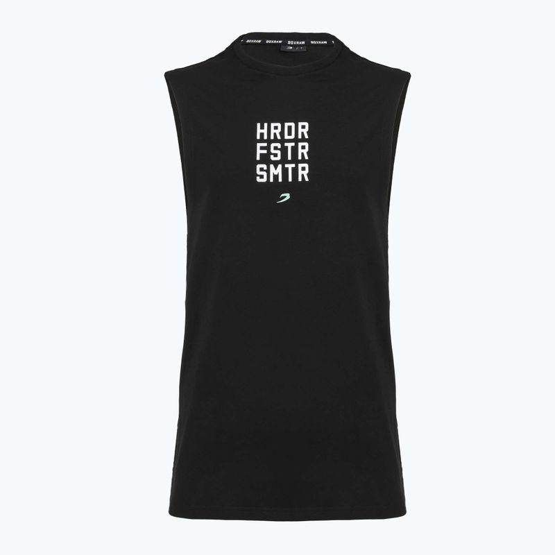 Футболка чоловіча Boxraw HRDR FSTR SMTR Muscle Tank Black 7