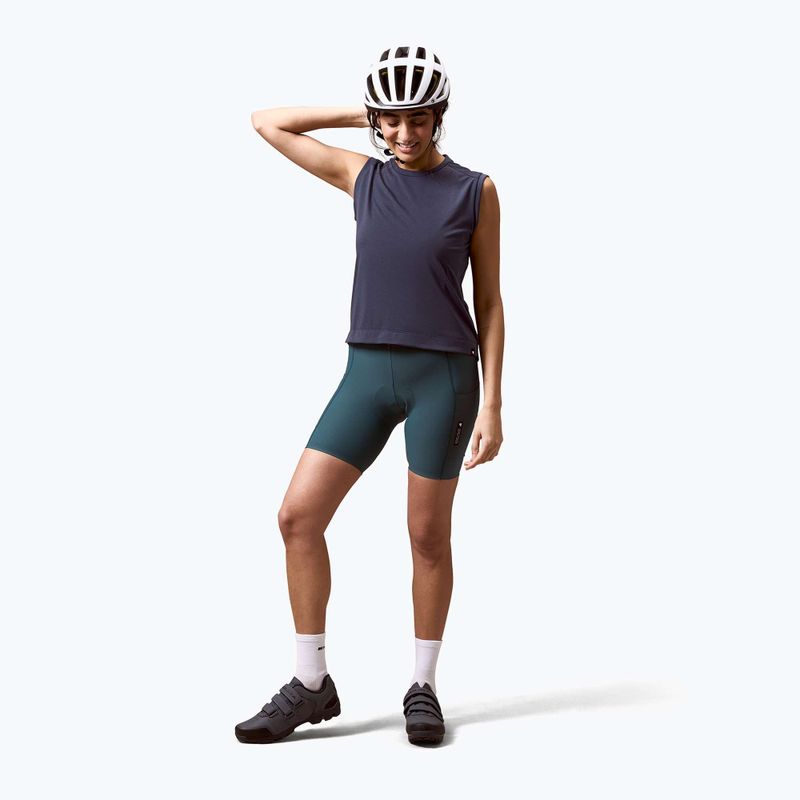 Шорти велосипедні жіночі Endura Loop Bibshort teal 2