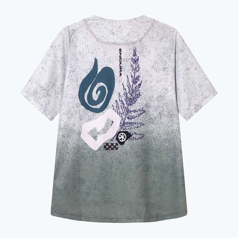 Футболка велосипедна жіноча Endura Singletrack Print W aero blue 8