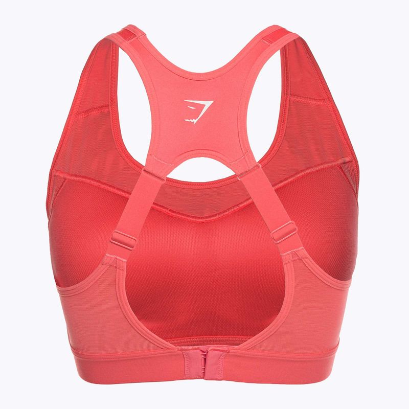 Бюстгальтер спортивний Gymshark Open Back Training Sports polka pink 6
