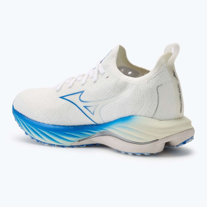 Кросівки для бігу жіночі Mizuno Wave Neo Wind white/silver/peace blue 3