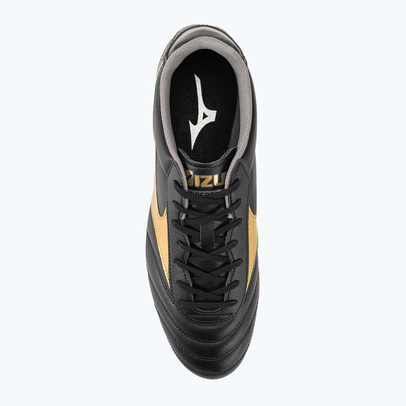 Чоловічі футбольні бутси Mizuno Morelia II Club MD чорні/золоті/темна тінь 7