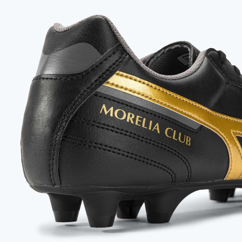 Чоловічі футбольні бутси Mizuno Morelia II Club MD чорні/золоті/темна тінь 11