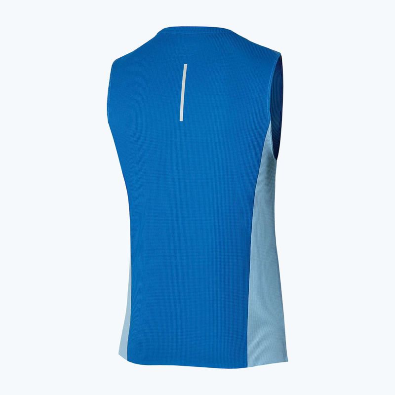 Танк топ для бігу чоловічий Mizuno Aero Tank federal blue 2
