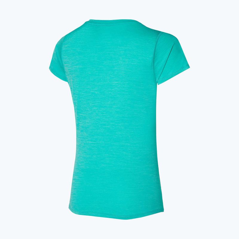 Футболка для бігу жіноча Mizuno Impulse Core RB Tee blue turquoise 2