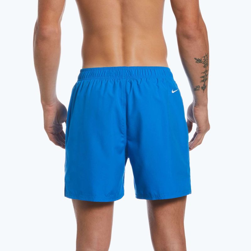 Шорти для плавання чоловічі Nike Swoosh Break 5" Volley блакитні NESSC601-458 2