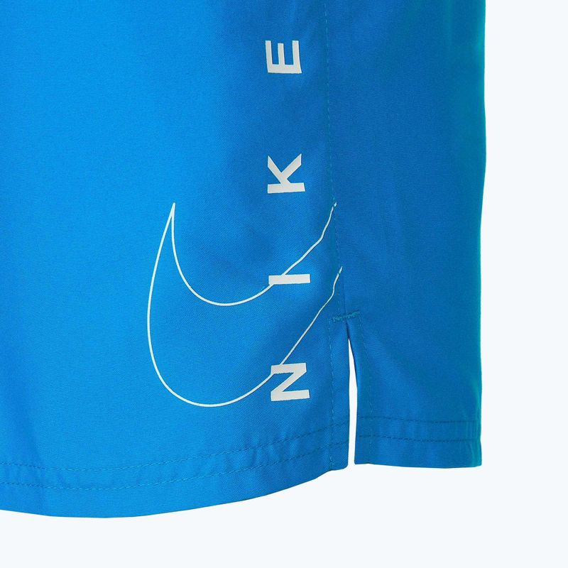Шорти для плавання чоловічі Nike Swoosh Break 5" Volley блакитні NESSC601-458 5