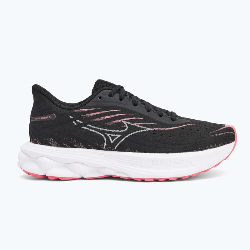 Кросівки для бігу жіночі Mizuno Wave Skyrise 6 black/camellia rose 2