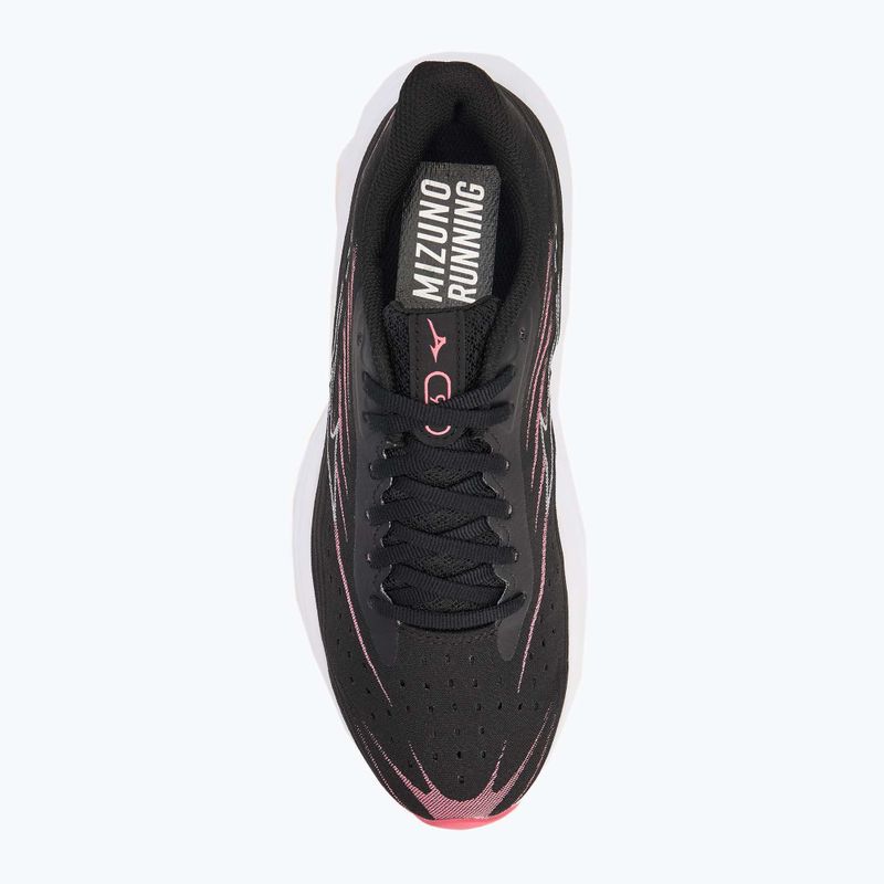 Кросівки для бігу жіночі Mizuno Wave Skyrise 6 black/camellia rose 5