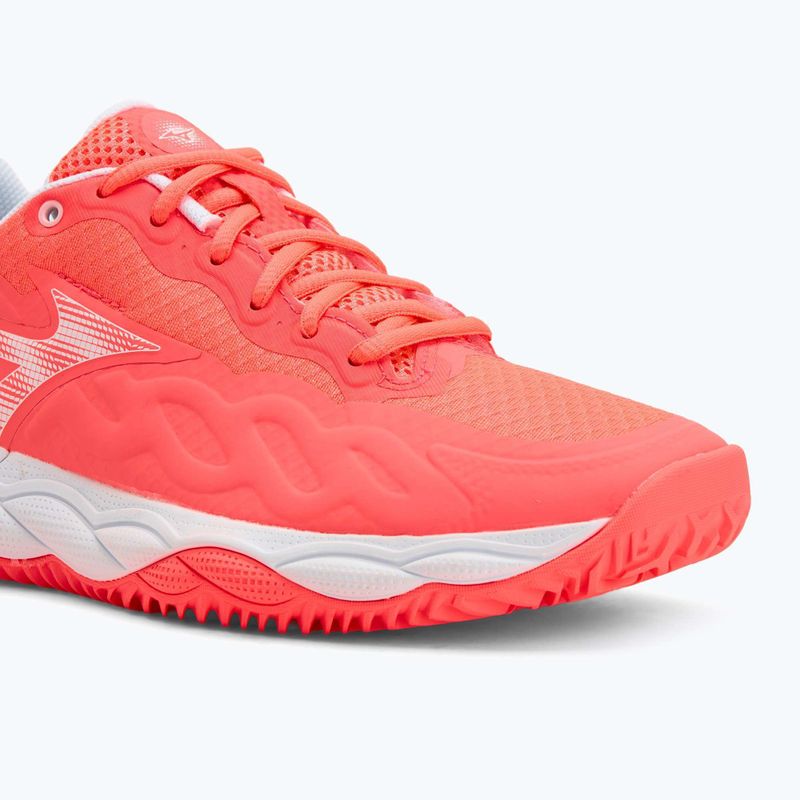 Кросівки тенісні жіночі Mizuno Wave Enforce Court CC W calypso coral/white/barely pink 7