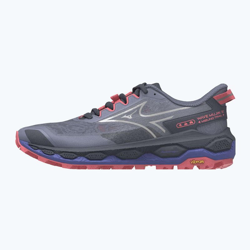 Кросівки для бігу жіночі Mizuno Wave Mujin 11 blue granite/silver/striking coral 8
