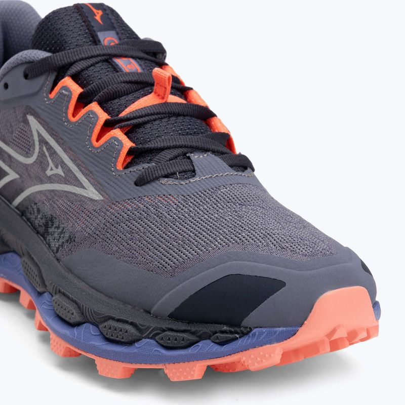 Кросівки для бігу жіночі Mizuno Wave Mujin 11 blue granite/silver/striking coral 7