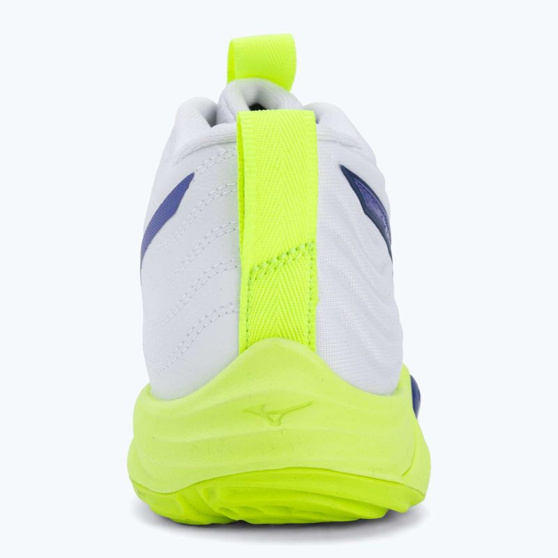 Кросівки волейбольні Mizuno Wave Momentum Elite Mid white/lightning yellow/dazzling blue 6