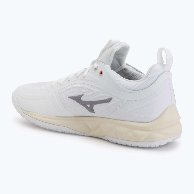 Кросівки волейбольні Mizuno Wave Luminous 3 white/rose elegance/lava falls 2