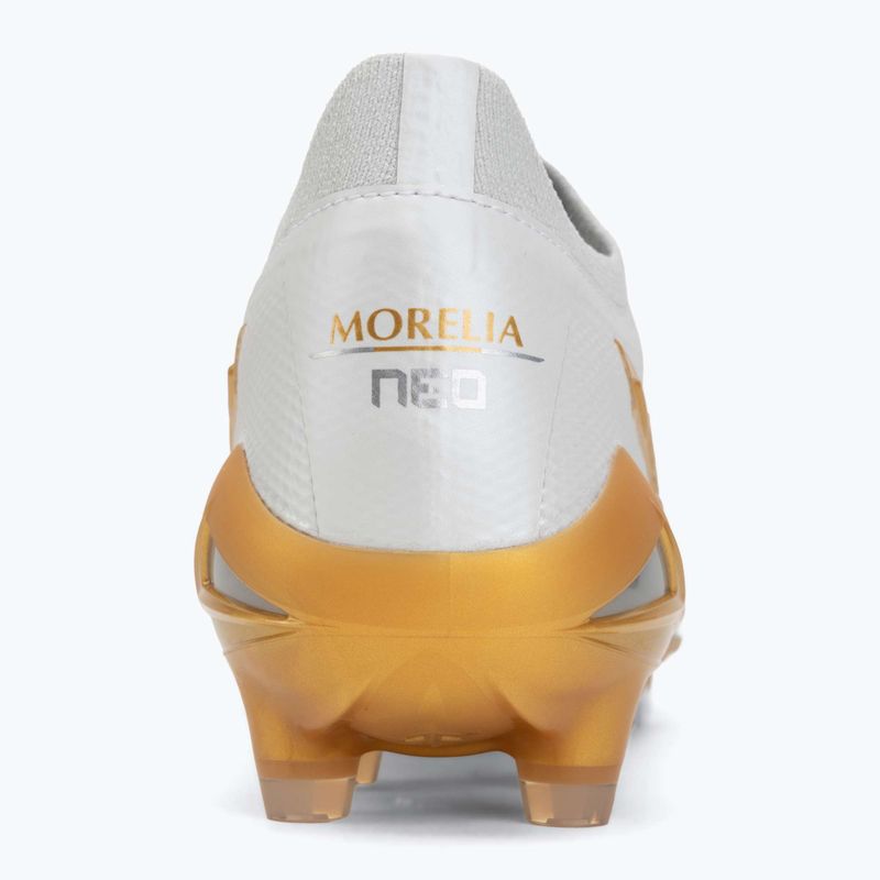 Кросівки футбольні Mizuno Morelia Neo IV Beta Japan FG white/mp gold/cool gray 3c 6