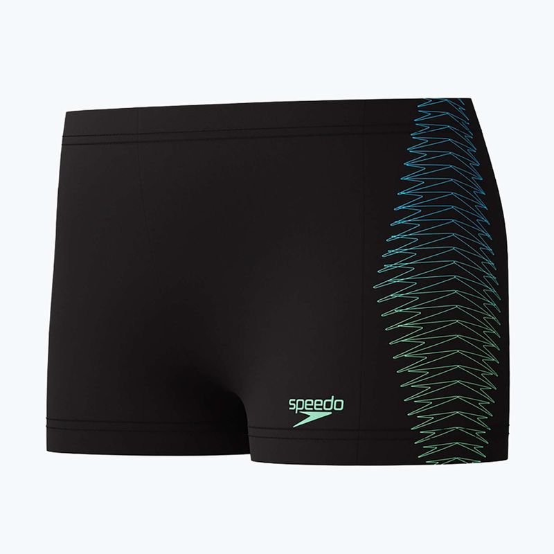 Плавки дитячі Speedo Plastisol Placement Aquashort black/alfalfa green 3